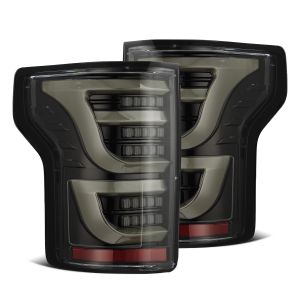 AlphaRex LED Taillights Alpha Black for 15-20 Ford F-150 652030