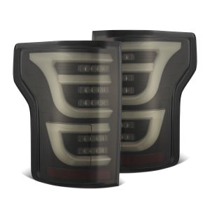 AlphaRex LED Taillights Black for 15-20 Ford F-150 652040