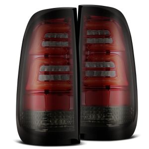 AlphaRex LED Taillights Red Smoke for 1999 Ford F-250, 00-16 Ford F-250 Super Duty, 1999 Ford F-350, 00-16 Ford F-350 Super Duty, 97-03 Ford F-150 654020