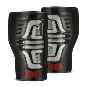 AlphaRex LED Taillights Red Smoke for 17-19 Ford F-250 Super Duty, 17-19 Ford F-350 Super Duty, 17-19 Ford F-450 Super Duty, 17-19 Ford F-550 Super Duty 657020