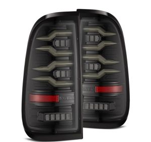 AlphaRex LED Taillights Alpha-Black for 99-16 Ford F-250 Super Duty, 99-16 Ford F-350 Super Duty, 97-03 Ford F-150 658001