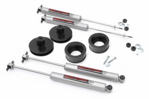 Rough Country 2" Spring Spacer Lift Kit With Premium N3.0 Series Shocks For 1997-06 Jeep Wrangler TJ & TJ Unlimited Models 658N2