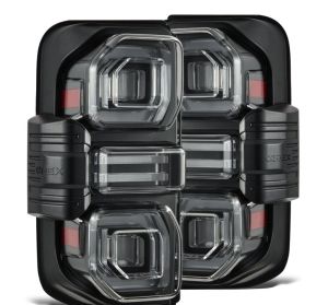 AlphaRex Prismatic LED Taillights Black for 21-24 Ford Bronco 659010