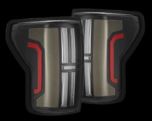 AlphaRex Prismatic LED Taillights Black for 07-13 Toyota Tundra 670042