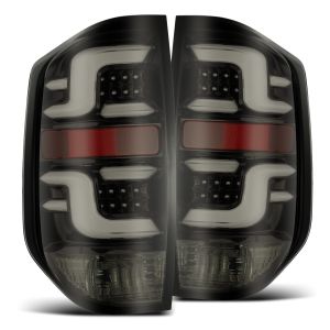 AlphaRex LED Taillights Jet Black for 14-21 Toyota Tundra 672010