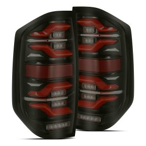 AlphaRex LED Taillights Black-Red for 14-21 Toyota Tundra 672050