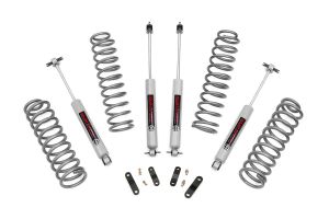 Rough Country 2½" Spring Suspension Lift Kit With Premium N3 Series Shocks For 2007-18 Jeep Wrangler JK Unlimited 4 Door Models 67930