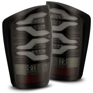 AlphaRex LED Taillights Black-Red for 16-23 Toyota Tacoma 680000