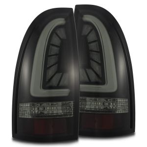 AlphaRex LED Taillights Jet Black for 05-15 Toyota Tacoma 680030