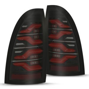 AlphaRex LED Taillights Black-Red for 05-15 Toyota Tacoma 680070