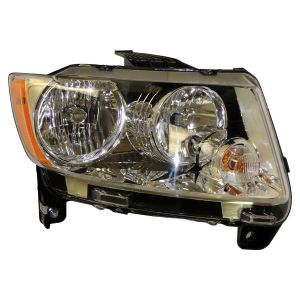 Crown Automotive Plastic Amber Headlight Front-Right For 2011-2017 MK Compass 68088868AA