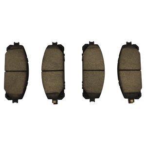 Crown Automotive Steel Black Brake Pad Set Front-Left & Right For 2014-2018 KL Cherokee 68212327AC