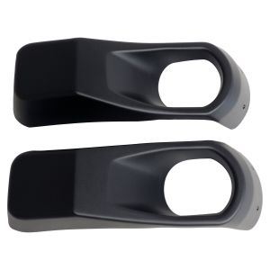 Crown Automotive Fog Light Bezel Set for 18-24 Jeep Wrangler, 20-24 Jeep Gladiator 68295558K