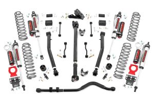 Rough Country 3.5 Inch Lift Kit  Adj LCA FR D/S  Vertex  For 18-24 Jeep Wrangler JL Rubicon  90950