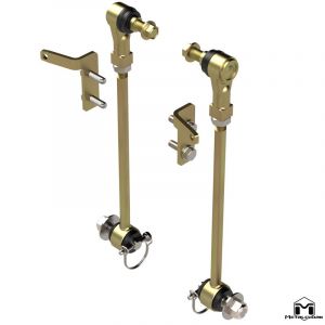 MetalCloak Sway Bar Quick Disconnect, 12.25" for 07-18 Jeep Wrangler JK, JKU 7014