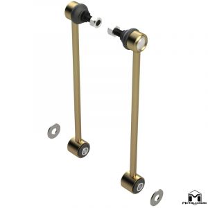 Metalcloak Front Sway Bar Link Extension Kit, 12.25" for 07-18+ Jeep Wrangler JK, JL & 20+ Gladiator JT 7015