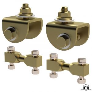 MetalCloak 6Pak Front Shock Mount Kit for 97-06 Jeep Wrangler TJ 7024