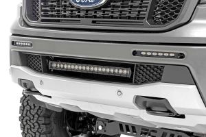 Rough Country LED Light Kit Bumper Mount 6" Black Slimline Pair For 19-23 Ford Ranger 70829