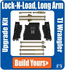 MetalCloak Lock-N-Load Radius Long-Arm Upgrade Kit for 97-06 Jeep Wrangler TJ 7141