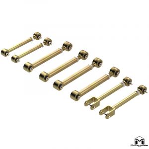 MetalCloak Duroflex Control Arms Full Set for 97-06 Jeep Wrangler TJ 7154