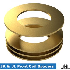 MetalCloak JK/JL Wrangler Front Coil Spring Spacer Set 7191