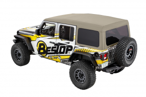 BESTOP Supertop Ultra Tan Twill For 2018-26+ Jeep Wrangler JL Unlimited 4 Door Models 5472574