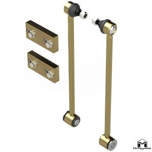 MetalCloak JK Wrangler, Rear Sway Bar Spacer & Link Kit 4.5" 7241.1