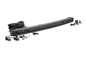 Rough Country 30" Curved Cree LED Light Bar (Single Row) Black Series 72730BL