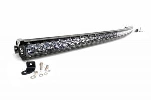 Rough Country 50" Curved Cree LED Single Row Light Bar (Chrome Series) 72750