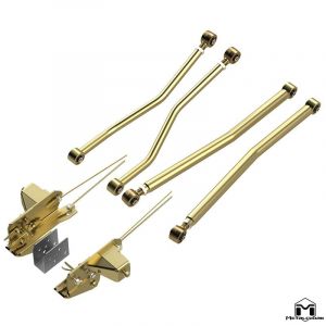MetalCloak Rear 4-Link Bolt On System for 07-18 Jeep Wrangler JK, JKU 7279