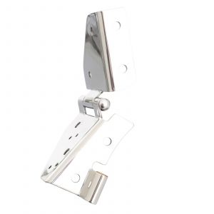 SmittyBilt Windshield Hinges In Stainless Steel For 1976-95 Jeep Wrangler YJ and CJ Series 7403