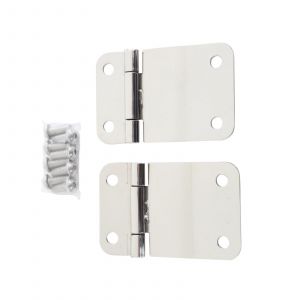 SmittyBilt Lower Tailgate Hinge Kit In Stainless Steel For 1976-86 Jeep CJ Series 7419