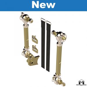 MetalCloak Premium Front Sway Bar Quick Disconnects for 24+ Jeep Wrangler JL, JLU & 24+ Gladiator JT 7425