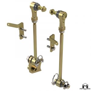 MetalCloak Front Sway Bar Quick Disconnect for 18+ Jeep Wrangler JL, JLU & 20+ Gladiator JT 7614