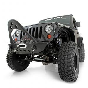 SmittyBilt SRC Front Bumper With Stinger & Winch Plate For 2007-18 Jeep Wrangler JK 2 Door & Unlimited 4 Door Models 76524