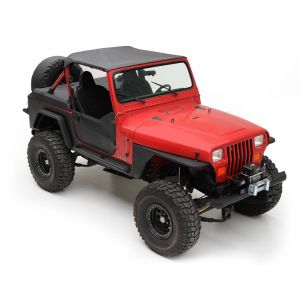 SmittyBilt XRC Tube Fender Without Flare In Black Textured For 1976-86 Jeep CJ7 76866
