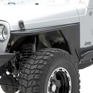 SmittyBilt XRC Tube Fender With Built in Flare In Black Textured For 1976-86 Jeep CJ7 Series 76867
