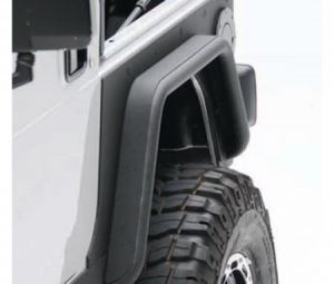 SmittyBilt XRC Add On 3" Flare For Armor Rear Corner Guards In Black Textured For 1976-86 Jeep CJ7 76879