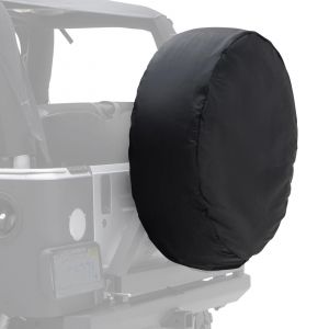SmittyBilt Spare Tire Cover For 30"-32" Tire In Black Diamond 773235