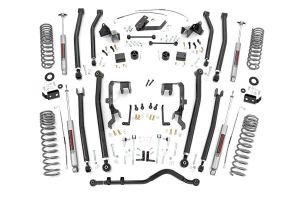 Rough Country 4" Long Arm Suspension Lift Kit For 2007-2011 Jeep Wrangler JK Unlimited 4 Door Models 3.8L 78530A