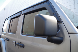 Focus Auto Design Tough Window Visors for 07-18 Jeep Wrangler JK 2 Door TV7W07-2