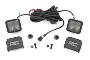 Rough Country LED Light Kit Ditch Mount 2" Spectrum Pair Spot Pattern For 21-24 Ford Bronco 82047