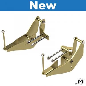 MetalCloak 2.5" Pro'lignment Control Arm Brackets for 14+ Dodge RAM 2500 8072