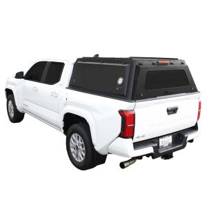 Overland Vehicle Systems Expedition Truck Cap W/Full Wing Doors, Front and Rear Windows & 3rd Brake Light for 24+ Toyota Tacoma 5ft Bed 70100025