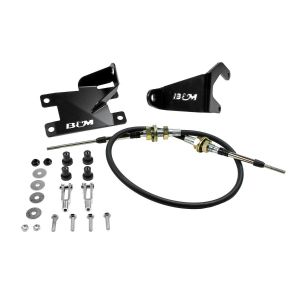 Holley B&M HEAVY DUTY TRANSFER CASE SHIFT CABLE CONVERSION KIT for 03-06 Jeep Wrangler TJ Rubicon w/ NP 241OR RockTrac Transfer Case 81186
