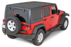 MOPAR Hardtop 3 Piece Freedom Top Black 2009-18 Jeep Wrangler JK Unlimited 4 Door Models 82212527