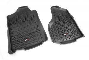 Rugged Ridge All Terrain Floor Liner Front Pair Black for Dodge RAM 1500 DS 09-24|Dodge RAM 2500/3500 09-19 82903.01