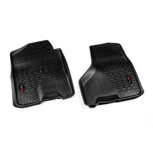 Rugged Ridge All Terrain Floor Liner Front Pair Black for Dodge RAM 1500 DS 09-24|Dodge RAM 2500/3500 09-19 82903.04