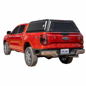 Overland Vehicle Systems Expedition Truck Cap W/Full Wing Doors, Front and Rear Windows & 3rd Brake Light for 24-25 Ford Ranger 70100024