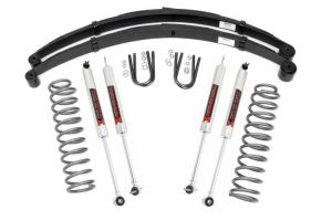 Rough Country 3" Lift Kit M1 Monotube Shocks w/ Leaf Springs for 84-01 Jeep Cherokee XJ 63040